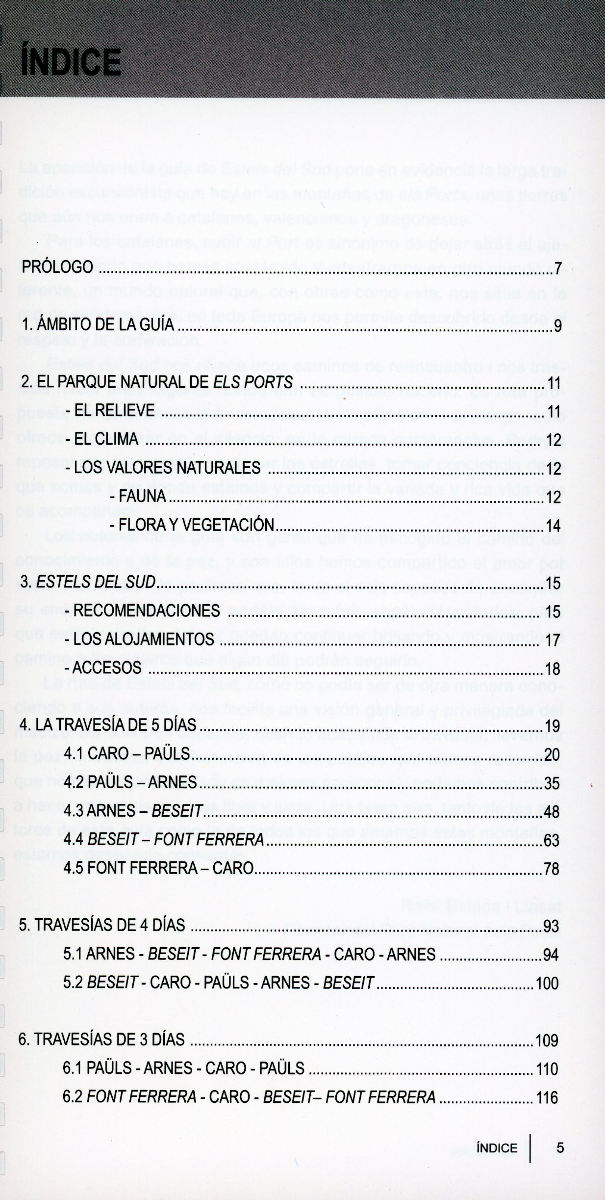 Estels del Sud : La travesía del macizo de Els Ports : Con cimas y alternativas - Miniatura 2